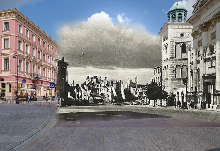 Plac Zamkowy — kiedyś kontra dziś